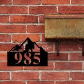 Custom Family Name Sign Custom Mountain Address Sign Personalized Outdoor Family Sign Outdoor Decor Metal Sign Decorations